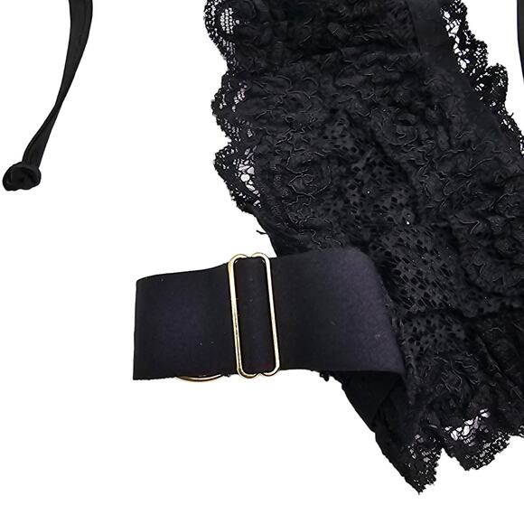 Free People We Are HAH Womans size XS Flip HAHround Bra Bralette Noir Black NEW - Picture 3 of 8